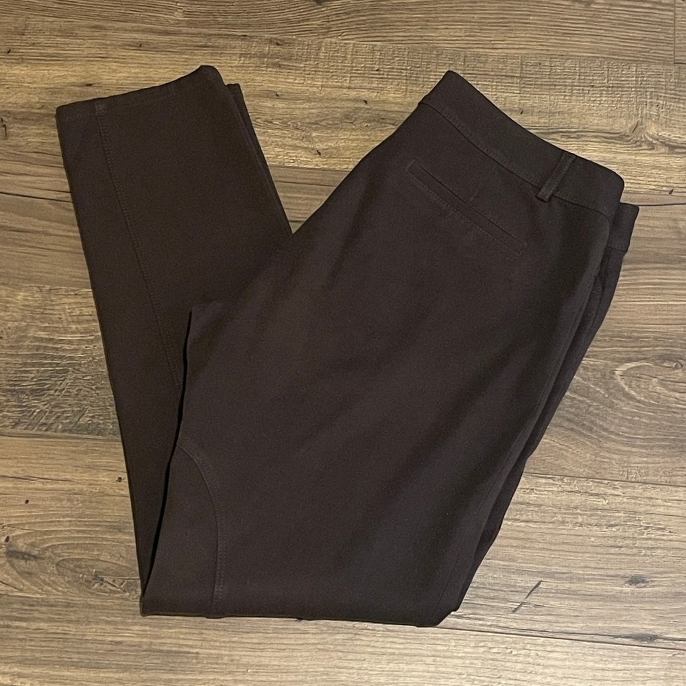 Banana Republic Womens Jodhpur Legging Pants Gardner Brown Size 10 Knee Patch